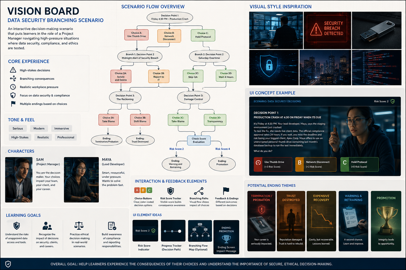 Cybersecurity Scenario Storyboard Page 2