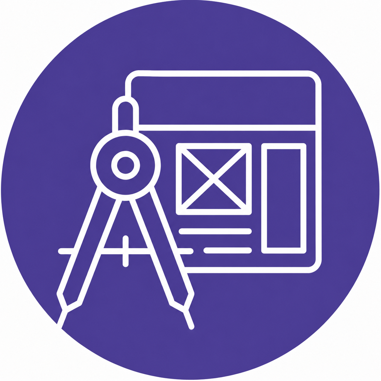 Design phase graphic icon